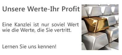 Unsere Werte - Ihr Profit